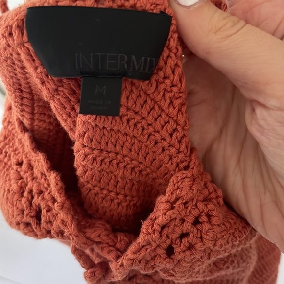Intermix Crochet Top Size M - Picture 3 of 7
